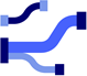 Vizlib Flow Chart displaying flows between dimensions in a Qlik Sense sheet.